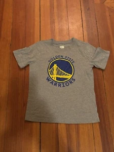 Golden State Warriors Size 6 Kids Shirt Gray NBA Shirt - Picture 1 of 2