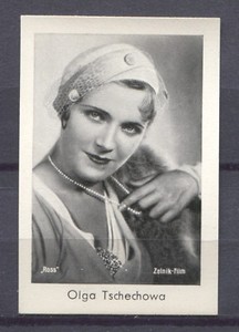 Olga Chekhova Vintage Trading Card Jasmatzi Ramses Cigarettes No.581