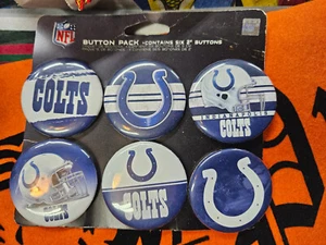 INDIANAPOLIS COLTS 6 PACK PINS NFL CAR OFFICE HOME - Picture 1 of 3