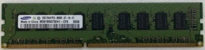 Samsung M391B5673EH1-CF8 2GB 2Rx8 PC3 8500E - Image 1 of 2