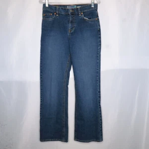 Vintage Old Navy Womens At Waist Boot Cut Jeans Size 8x28 Mid Rise Med Wash - Picture 1 of 8
