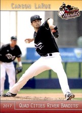 2017 Quad Cities River Bandits Grandstand 16 Carson LaRue Dewey Oklahoma OK Card