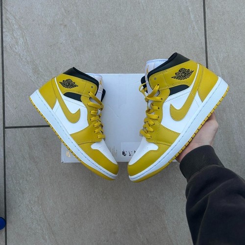 Jordan 1 mid taxi giallo uk6