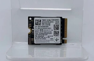 SAMSUNG 128GB PM991 MZ-9LQ128A SSD M.2 NVMe MZ9LQ128HBHQ-000D1 0CNYM8 - Afbeelding 1 van 2