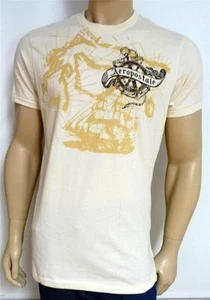 Camiseta Aeropostale Navegador Marfil Off-White 100% Algodón Nueva Con Etiquetas - Imagen 1 de 2