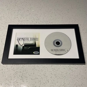 BEN GIBBARD THE POSTAL SERVICE BAND SIGNED GIVE UP CD ALBUM AUTOGRAPH PSA COA - Picture 1 of 4