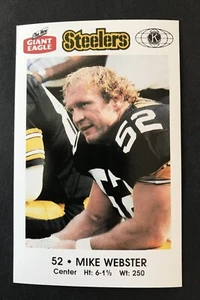 Iron Mike Webster Pittsburgh Steeler Hall Of Famer Police Card issued 1980s - Picture 1 of 1