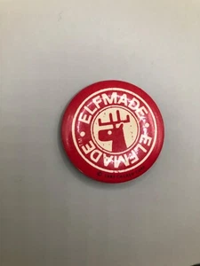 Vintage Hallmark 1985 Elfmade Rentier Button Pin Calash Corp - Bild 1 von 6