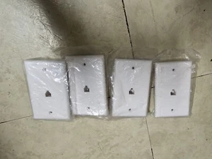 Generische weiße Telefon Wandplatte Menge 4 - Bild 1 von 2