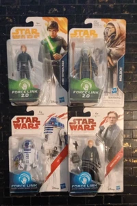 Star wars - Force link. Lot de 4 : Luke Skywalker / Moloch / R2-D2 / général Hux - Imagen 1 de 10