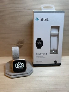 Fitbit Versa Fitness Smartwatch - Rose-Gold Aluminium (FB504RGPK) SM White Band - Picture 1 of 11