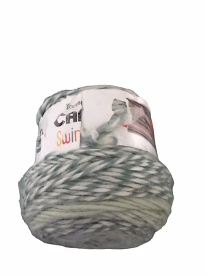 Yarnspirations Caron Swirl Cakes Lovely Layers Yarn Mint Frappe Green 8oz bulk - Image 1 of 2