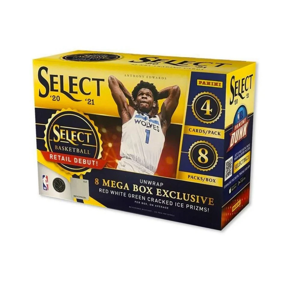 2020-21 Panini Select Basketball Mega Boxes - Image 1 of 1