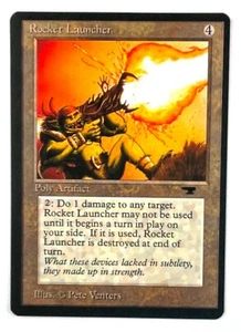 MTG Antiquities Rocket Launcher - * Excellent Near Mint condition * NM - Picture 1 of 2