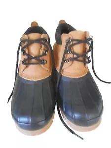 Neu im Karton Lands' End Vintage Herren Entenstiefel Thinsulate Größe 10M dunkelbraun - Bild 1 von 10