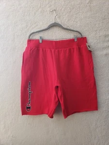 Champion Reverse Weave Boy Short 2XL Red Cotton Blend Pull On Casual Sweat Short - Picture 1 of 19