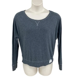 Camiseta holgada de manga larga gris tejida Aeropostale para mujer talla XL mezcla de rayón - Imagen 1 de 14