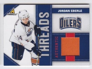 2010-11 PANINI PINNACLE JORDAN EBERLE RC JERSEY /499 ROOKIE THREADS JE Kraken