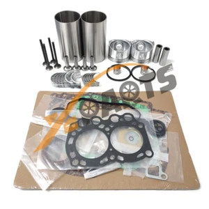 Engine Overhaul Rebuild Kit With Gasket Set For Mitsubishi L2E - Bild 1 von 8
