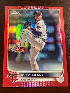 2022 Topps Chrome Update Red Refractors 11/25 #USC95 Sonny Gray Minnesota Twins
