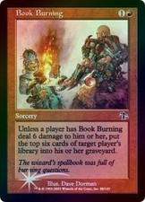 Book Burning - Foil New MTG Judgment Magic 2B3