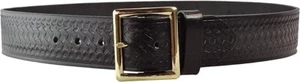 Boston 6505 40" Leather Black Belt Police Duty Belt High Gloss Woven - Picture 1 of 6