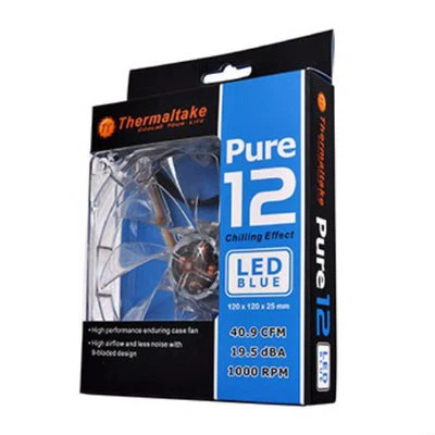 Thermaltake Pure 12 120mm Computer Fan with Blue LED High Performance Less Noise - Image 1 of 4