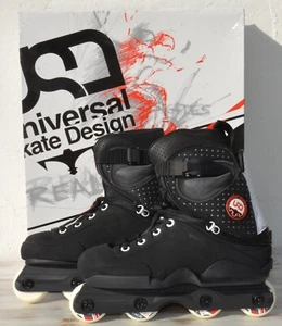 USD REALM BLACK STUNTSKATES STUNTINLINESKATES INLINESKATES GR. 37 NEU! - Bild 1 von 8