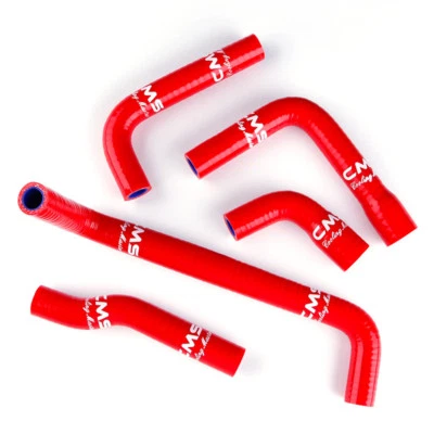 For 2007-2015 Gas Gas EC125 EC200 EC250 EC300 Red Silicone Radiator Hose Kit - Image 1 of 4