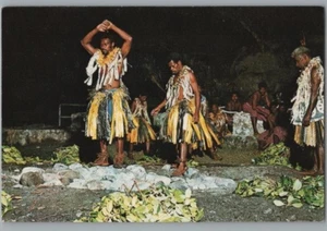 Pausing on Hot Stones Fire walking Ceremony at the Fijian Continental Postcard - Picture 1 of 2