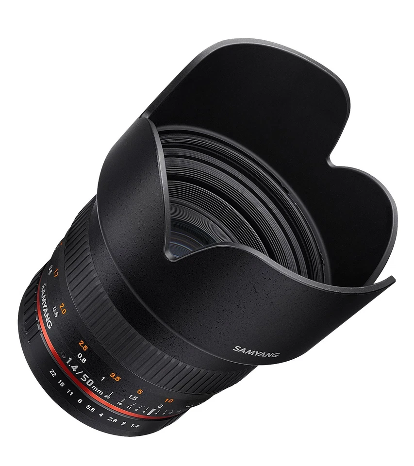 Samyang 50mm F1.4 Lens for Canon EF DSLR Cameras - Model SY50M-C - Image 1 of 4