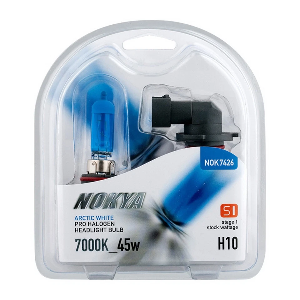 Nokya H10 Arctic White Headlight Pro Halogen Light Bulb 7000K 45W S1 NOK7426 - Image 1 of 1