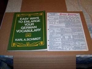 Easy Ways To Enlarge Your German Vocabulary by Karl A Schmidt ©1974 Trade PB - Picture 1 of 5