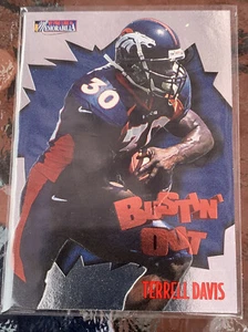 1997 Pro Line Memorabilia Bustin' Out #B6 Terrell Davis Broncos NFL HOF 😎 - Picture 1 of 3