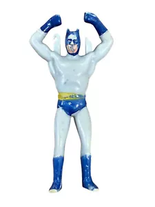 Vintage Fly 'Em High Parachutist Batman Figure 1977 DC Comics No Scivolo No Cape - Foto 1 di 3