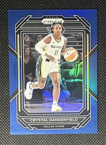 2023 Prizm WNBA Crystal Dangerfield Blue Prizm /175 SSP Dallas Wings - Bild 1 von 2