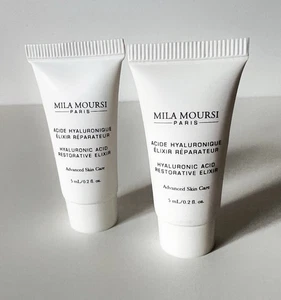 2X Mila Moursi Hyaluronic Acid Restorative Elixir Travel Trial 0.2 oz SEALED - Picture 1 of 3