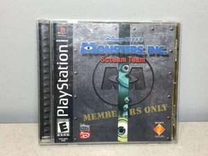Monsters Inc. Scream Team Playstation 1 PS1 Complete CIB Authentic - Picture 1 of 3