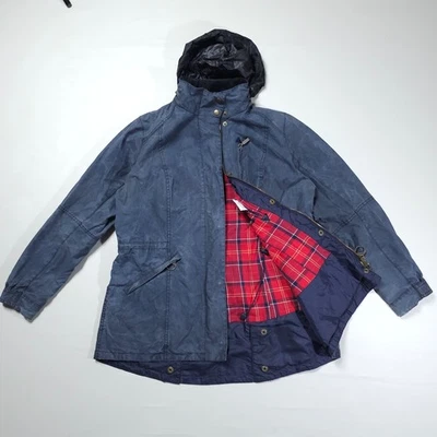 Barbour Badminton Jacket Coat Wax Tartan Womens size UK 18 US 14 - Image 1 of 4