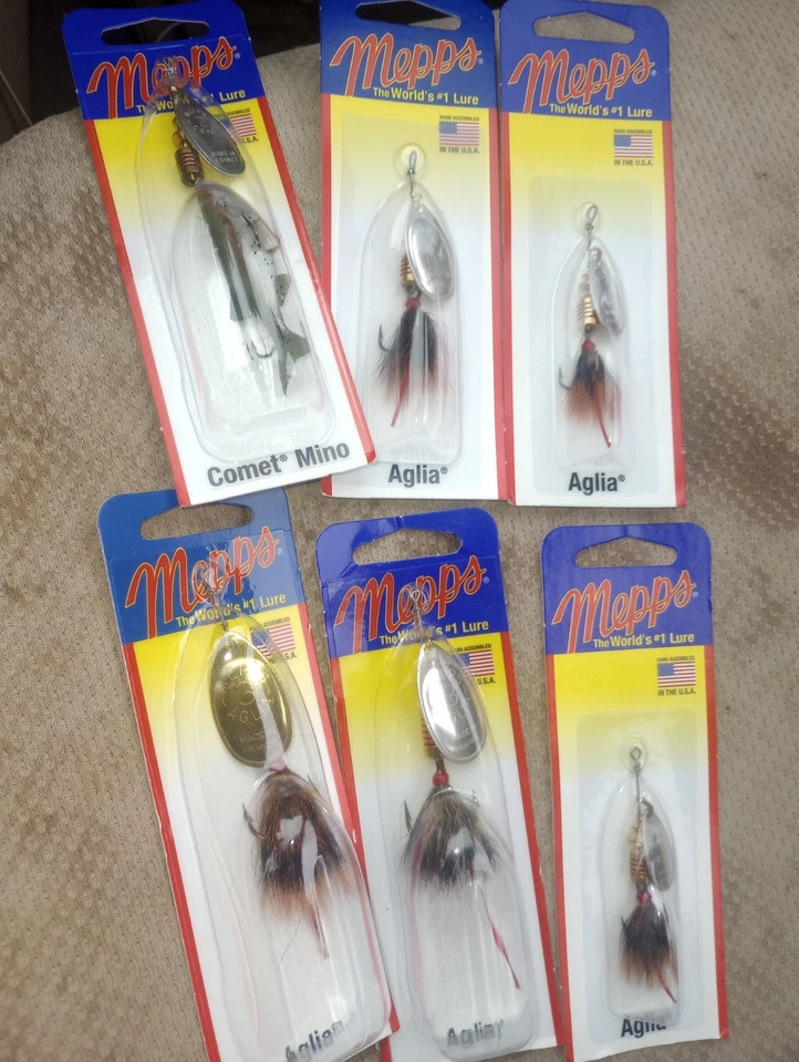 Lote de 6 cebos giratorios Mepps Foto 1 de 1