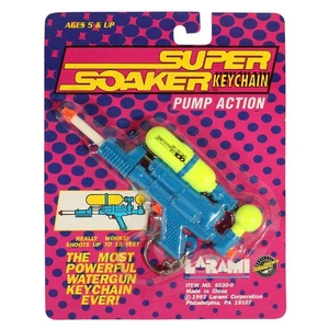 Mini Super Soaker 100 Keychain - MOC - Vintage Larami - Bild 1 von 2