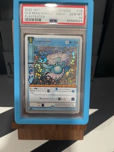 2022 Metazoo Wilderness Playtester Old Man Winter 18/165 Holo PSA 10 gemme ottime condizioni - Foto 1 di 2