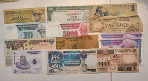 Collezione mista di 24 banconote africane dal 1942 in poi! (di/27) - Foto 1 di 4
