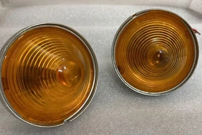 Suitable For Willys Jeep CJ-3B CJ3 CJ5 CJ6 Turn Signal Amber Light Indicat #B873 - Image 1 of 3