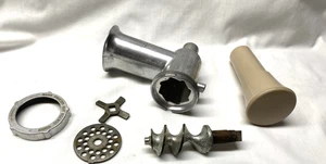 Vtg Meat Grinder AT-1 Attachment w Pusher for Dormeyer Stand Mixer - Picture 1 of 4