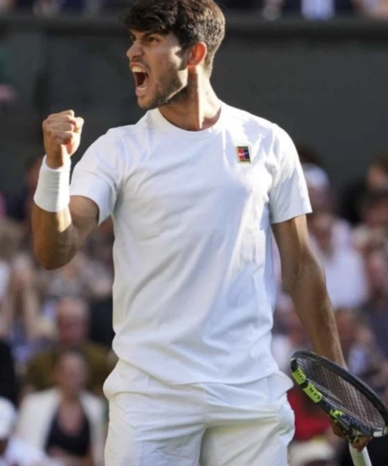 Camiseta Tenis Nike M Wimbledon 2025 Carlos Alcaraz 2025 fz6944 100 Rara Foto 1 de 4