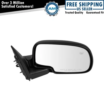 Espejo retrovisor lateral eléctrico térmico negro brillante pasajero derecho derecho derecho para Chevy Foto 1 de 4