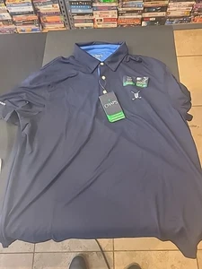 Chaps American Navy XL Stretch UPG Short Shirt - Picture 1 of 2