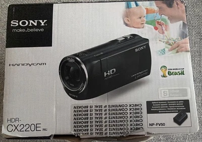 Sony HDR-CX220E Camcorder silber OVP - Bild 1 von 4