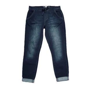 Signature Levi Strauss Jogger Crop Jeans S Blue Stretch Womens Measure 30 x 24.5 - Picture 1 of 9